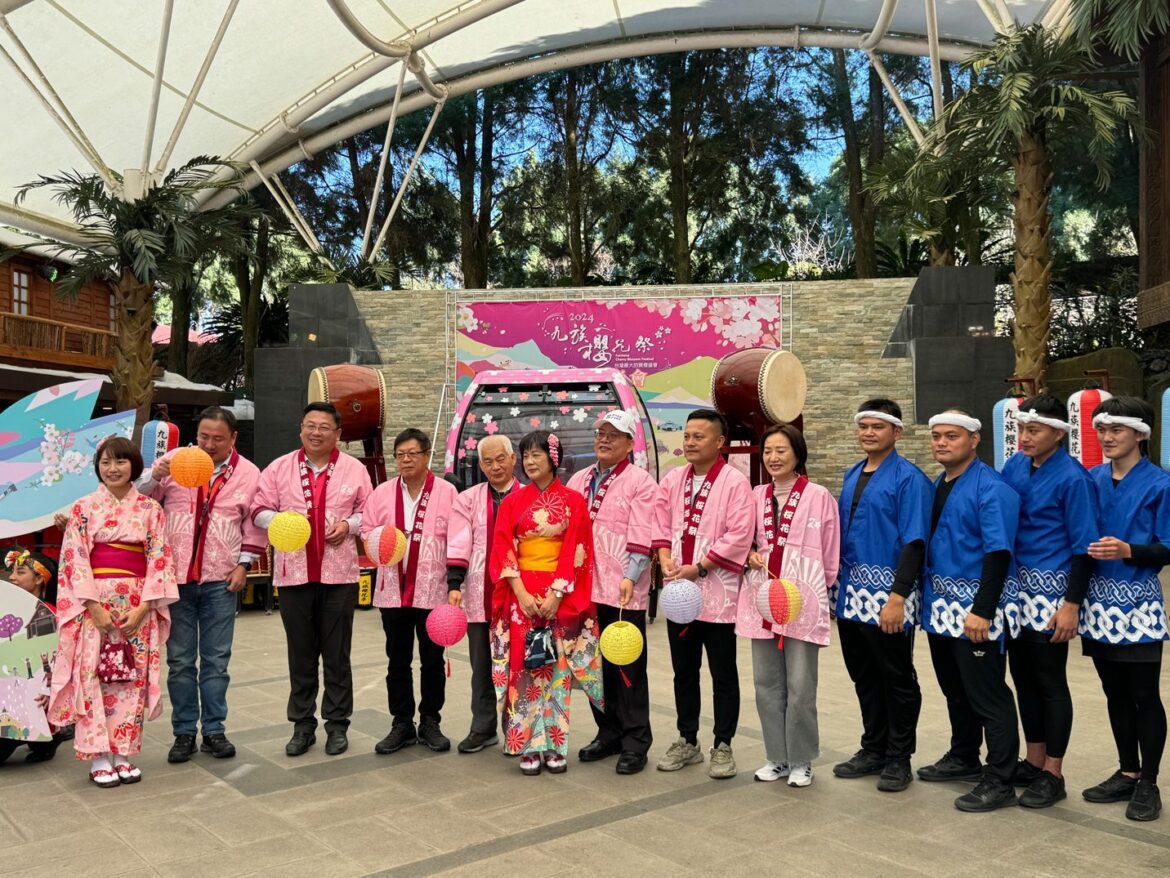全台最大九族櫻花祭開跑  全新櫻花水晶纜車最有看頭