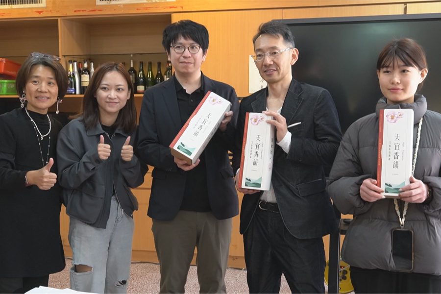 美唄市拜訪華大  交流在地農產、創生經驗