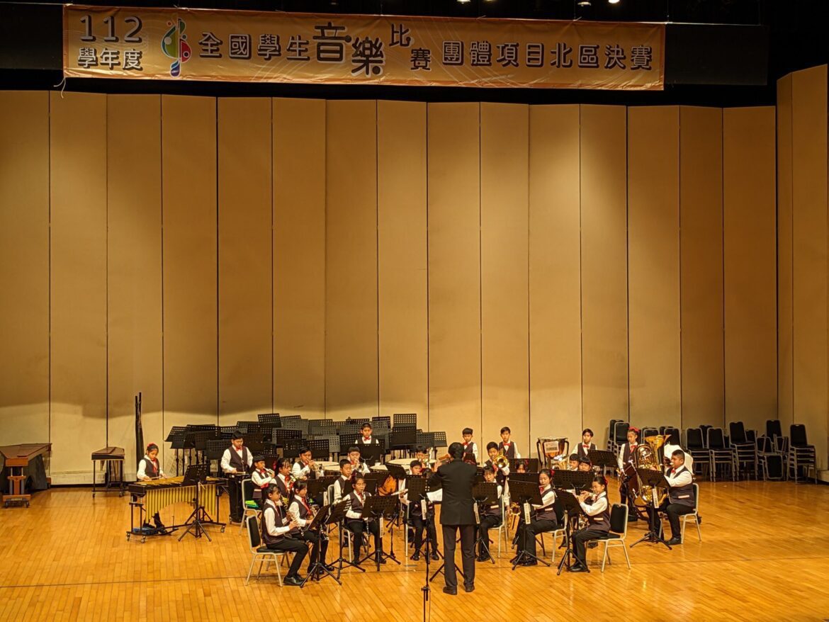 全國學生音樂比賽優等  鑄強國小管樂團大放異彩