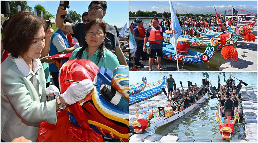 宜蘭縣龍舟賽開光點睛祭江　6組54隊蓄勢待發