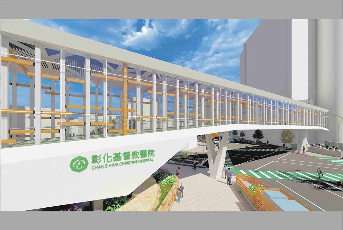 影音／彰基醫學中心第二座天橋動工   未來交通順暢又安全