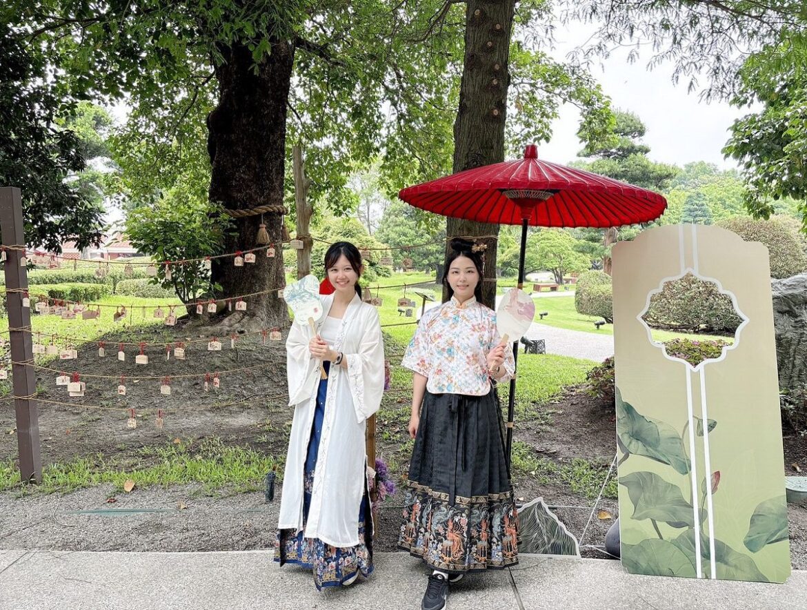 探索隱藏天堂「成美文化園」　女孩化身仙女下凡推出唯美飄漆扇