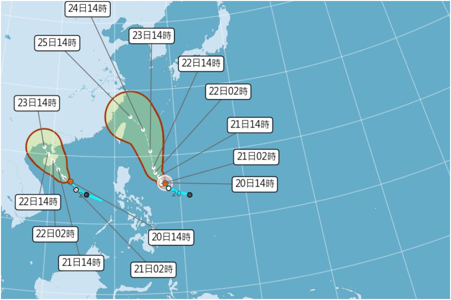 「凱米」颱風生成　估強度中颱以上「下周三、周四」最接近台灣