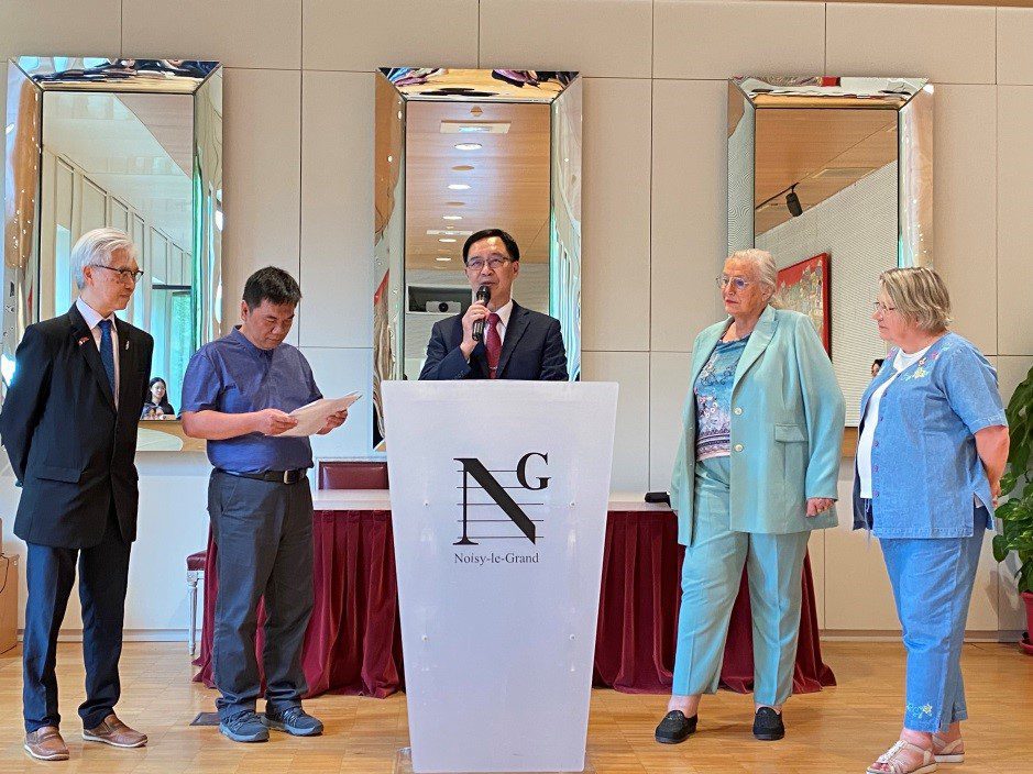 竹東外交新里程碑  鎮長郭遠彰率團參訪法國大諾瓦西市