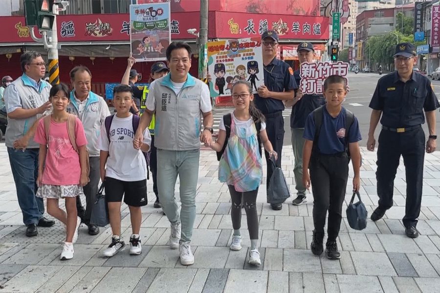 迎接開學日  新竹市警察局啟動護童勤務
