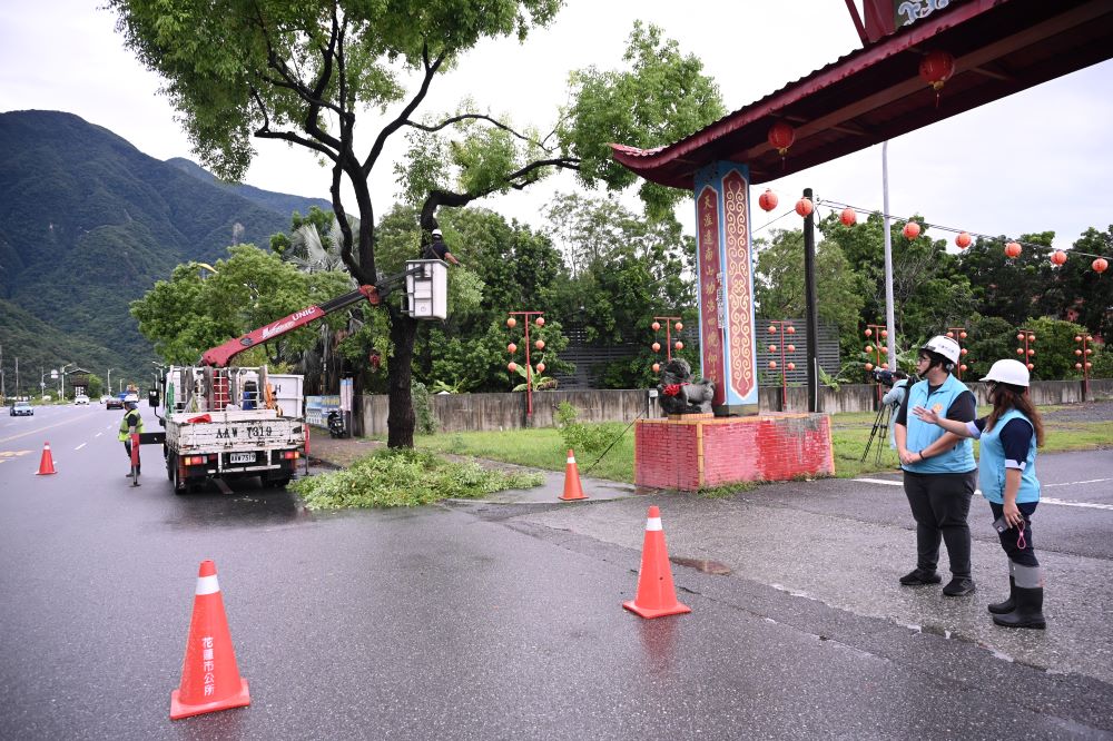 山陀兒颱風來勢洶洶 市公所修樹整備減少災害發生