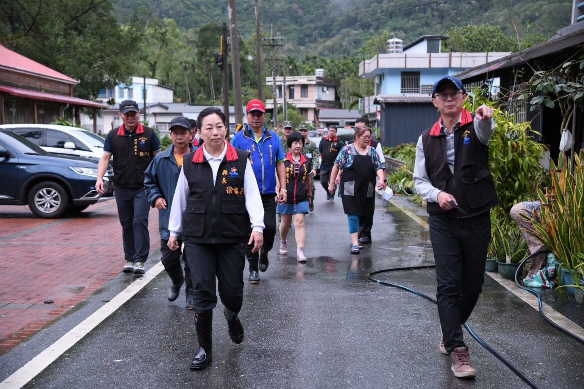 康芮颱風造成花蓮多處災損  徐榛蔚全力協助受災戶度過難關