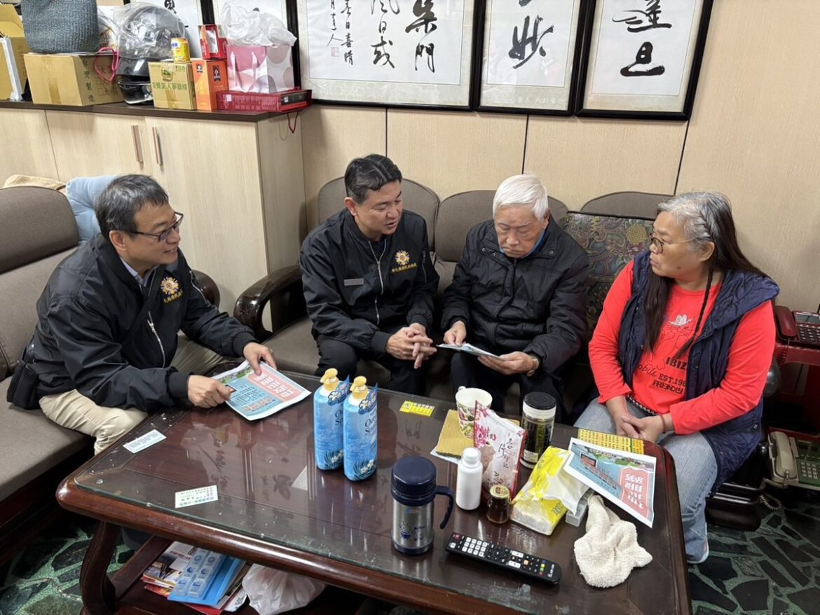 彰化榮服處春節期間訪視榮民　宣導防詐措施確保財產安全