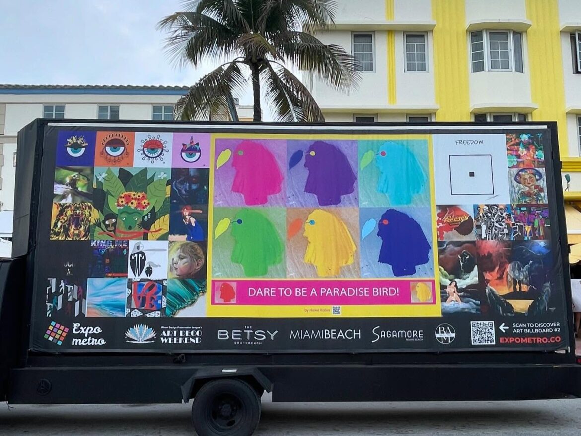 台灣藝術家前進美邁阿密海灘戶外展　4月再征羅浮宮