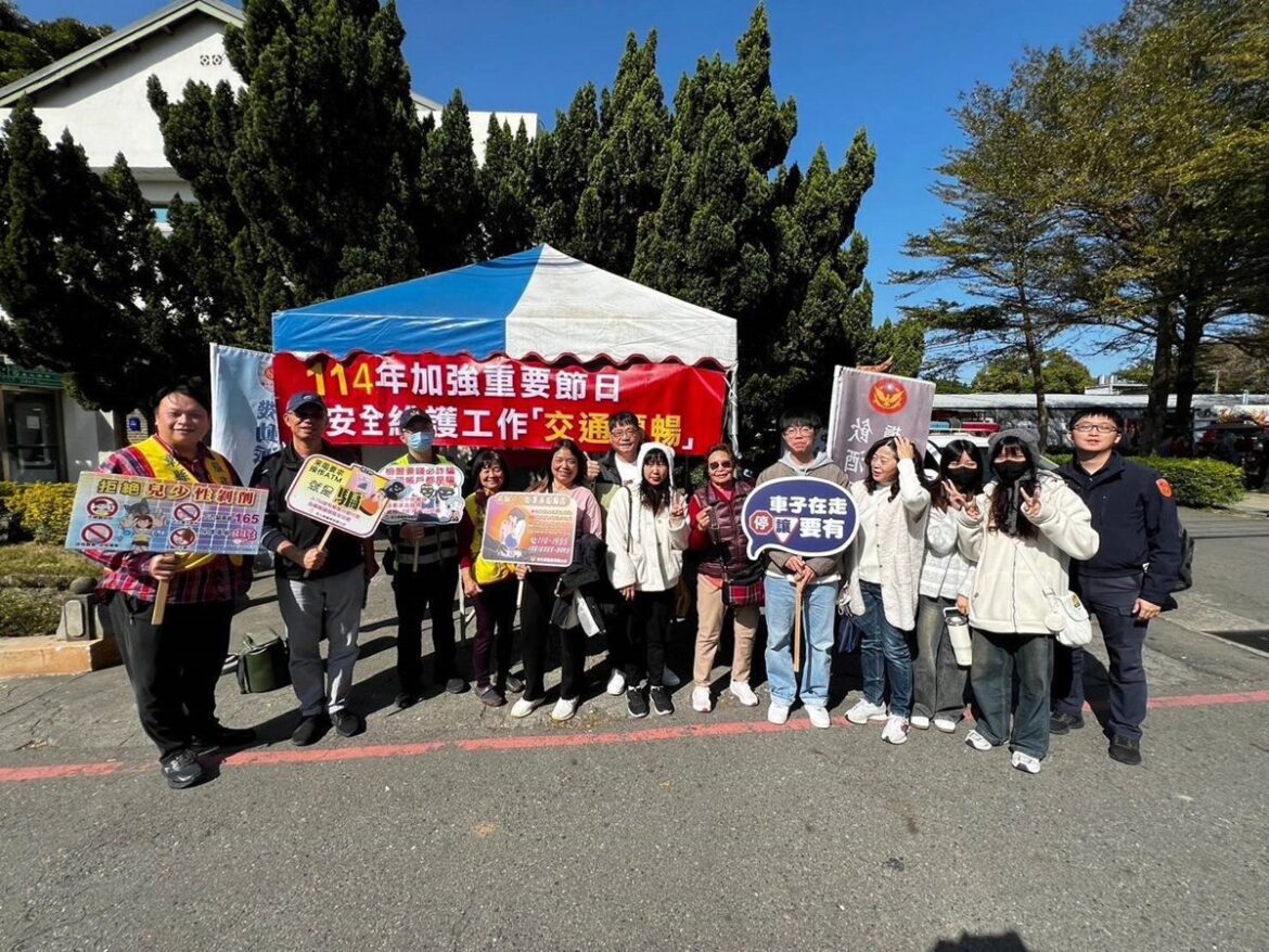 因應溪湖糖廠春節假期遊客　溪湖分局設置「機動派出所」及為民服務站