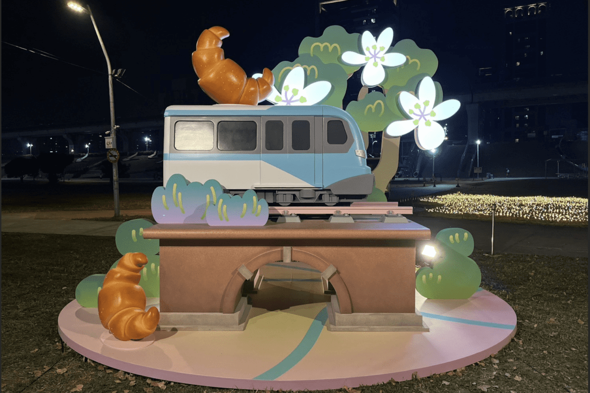 捷運賞燈新玩法     三鶯線限定燈飾帶你穿越文化風景