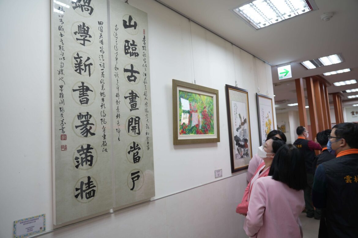 雲林青溪新文藝學會榮家開展　用藝術療癒長輩身心靈