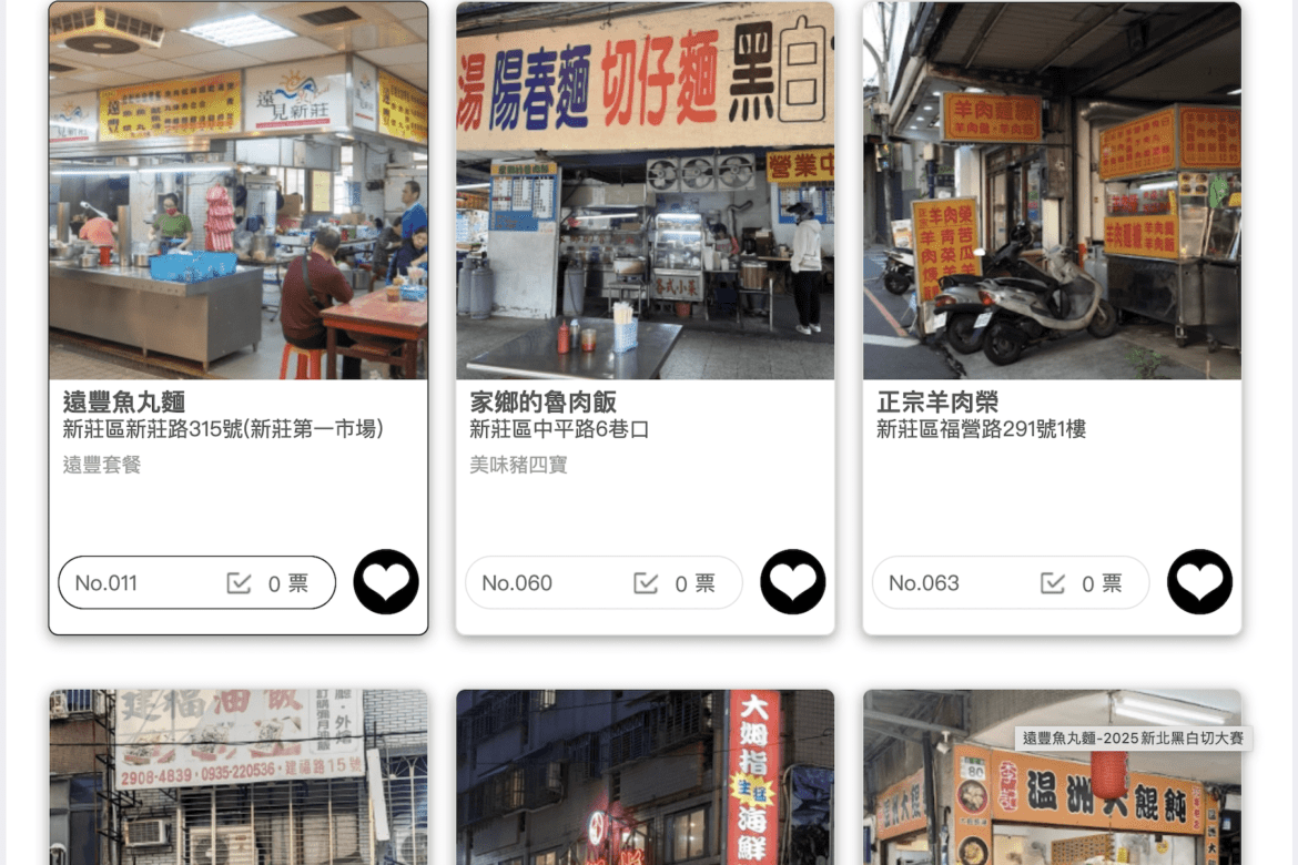 黑白切饕客集合     投票選出最經典名店     抽黑白廚房好禮