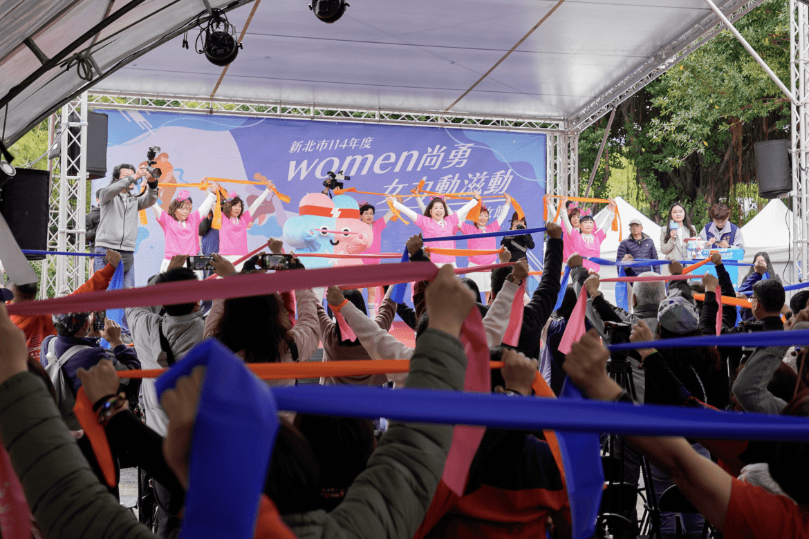 國際婦女節「Women尚勇」     新北女性一起動滋動     為世壯運暖身
