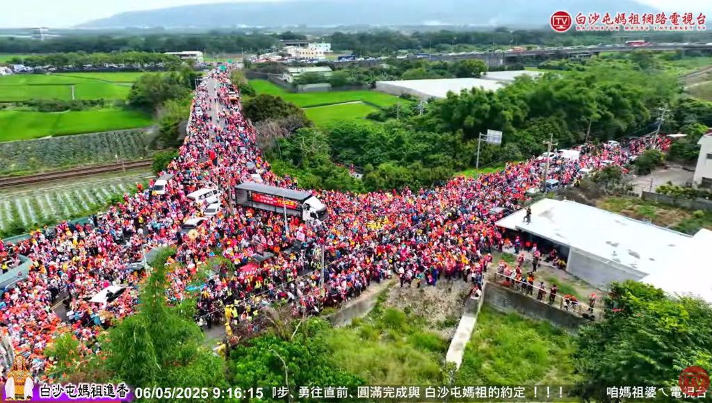 白沙屯媽祖會去南投？關鍵路口猶豫超久「大迴轉」