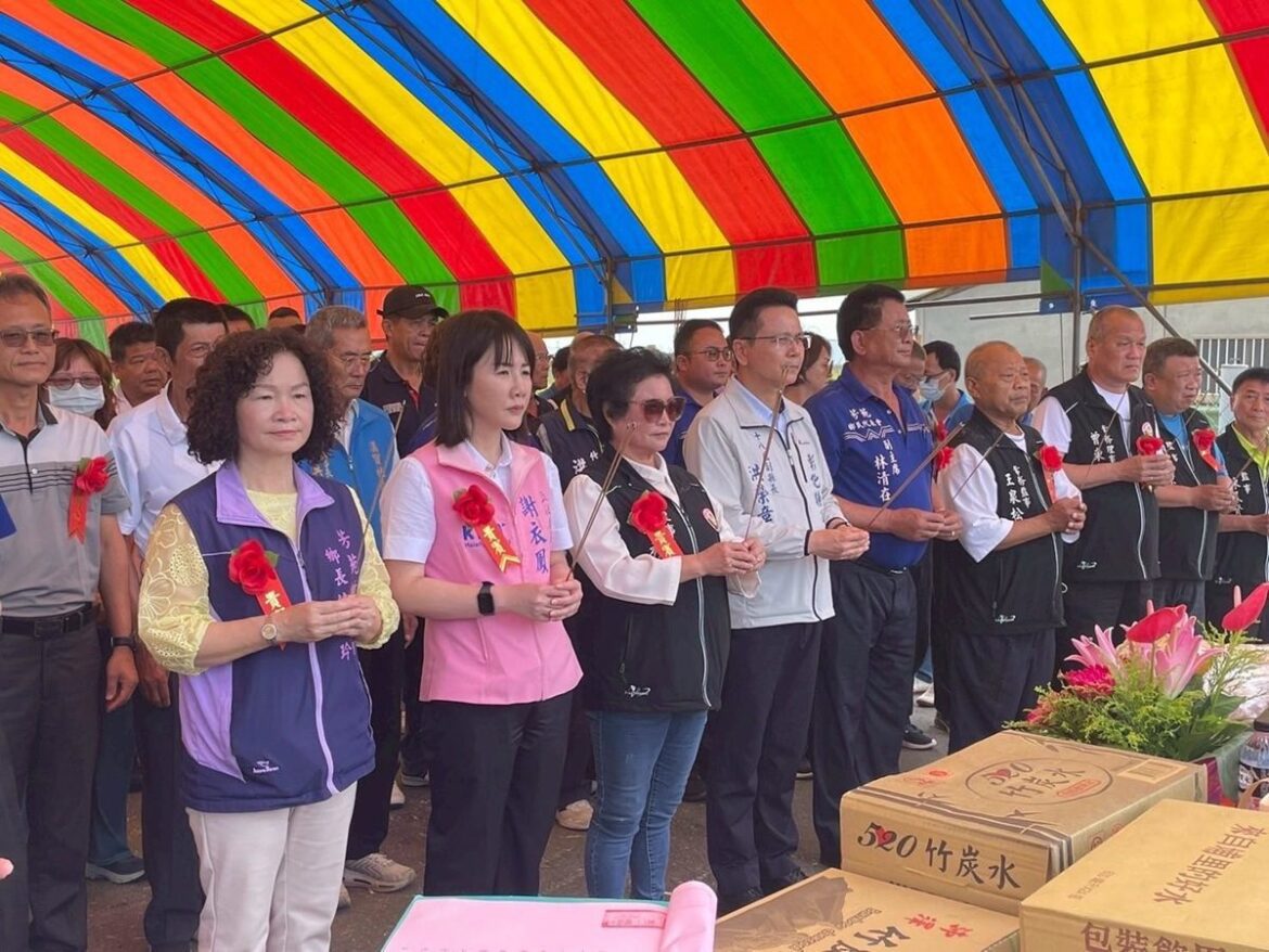 嘉邑行善團慷慨捐助  芳苑鄉海尾橋動土