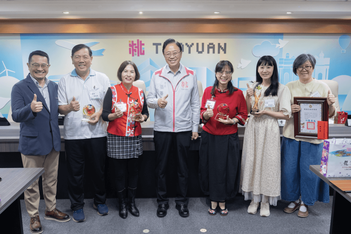 桃園客語傳承有功     張善政表揚客語教學標竿與薪傳師     肯定貢獻
