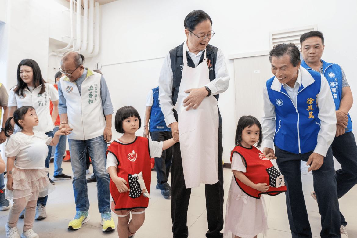 人口成長有解     桃園擴增幼教資源     青山非營利幼兒園啟用助年輕夫婦安心生養