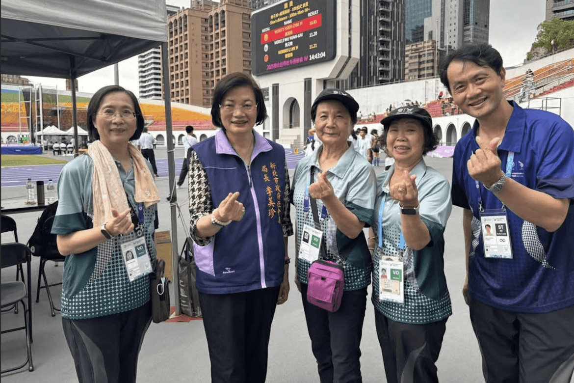 新北志工服務暖人心     世壯運帕拉項目     獲日本選手感動邀約2027關西再見