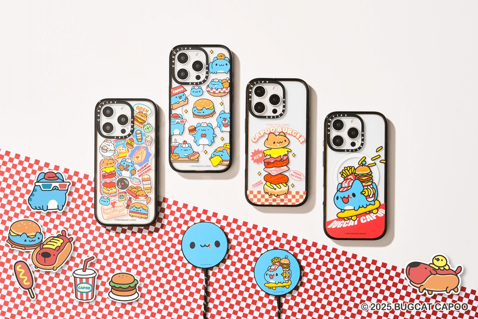 狠萌藍色小怪物攻佔 CASETiFY  貓貓蟲咖波聯名系列開賣  萌力全開吞噬你的煩惱