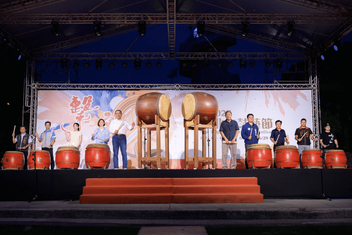結合在地與國際     新北鼓藝節侯友宜揭幕     讓更多市民感受鼓藝魅力