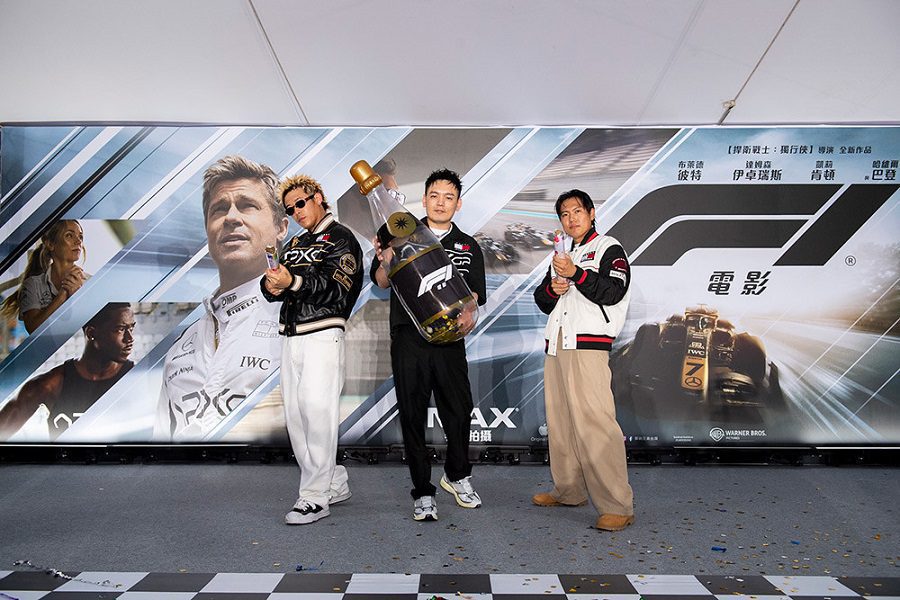 小布《F1電影》飆演技也飆車技！玖壹壹搭超跑熱血現身首映、鐵粉春風爽喊圓夢