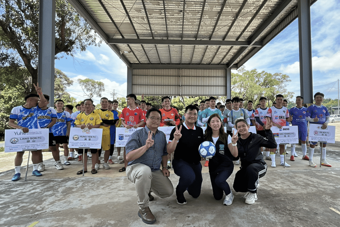 影音/北區首戰桃園登場     台越盃越南同鄉足球賽     24隊勁旅展現團結與活力