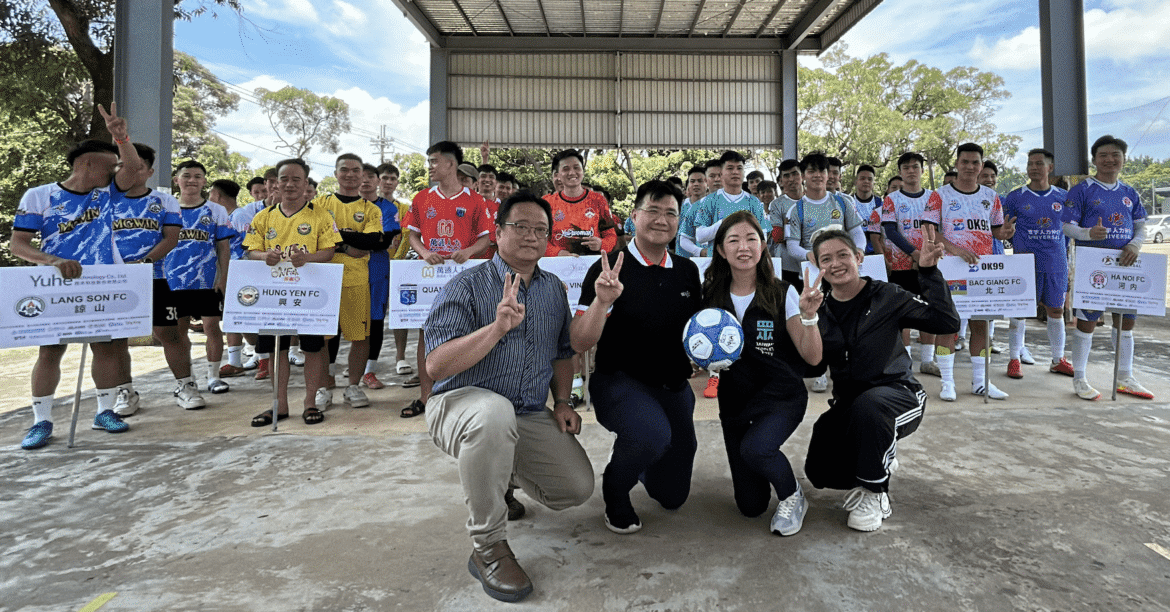 影音/北區首戰桃園登場 台越盃越南同鄉足球賽 24勁旅展現團結與活力