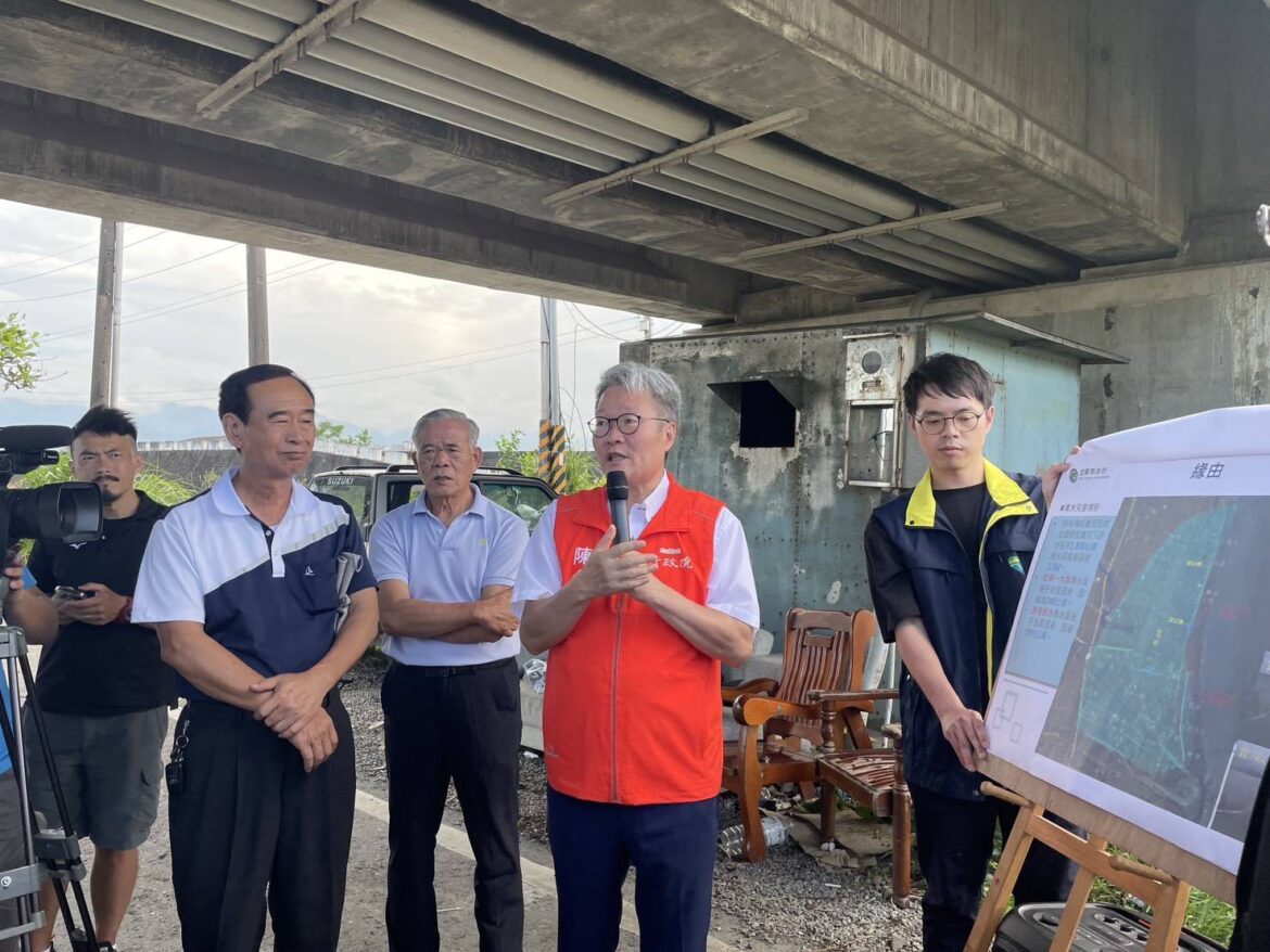 中央地方攜手強化治水   陳金德視察宜蘭壯東防汛整備