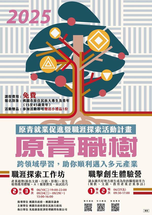 桃園原民局力推原青職涯探索：跨域學習，開啟多元產業新契機