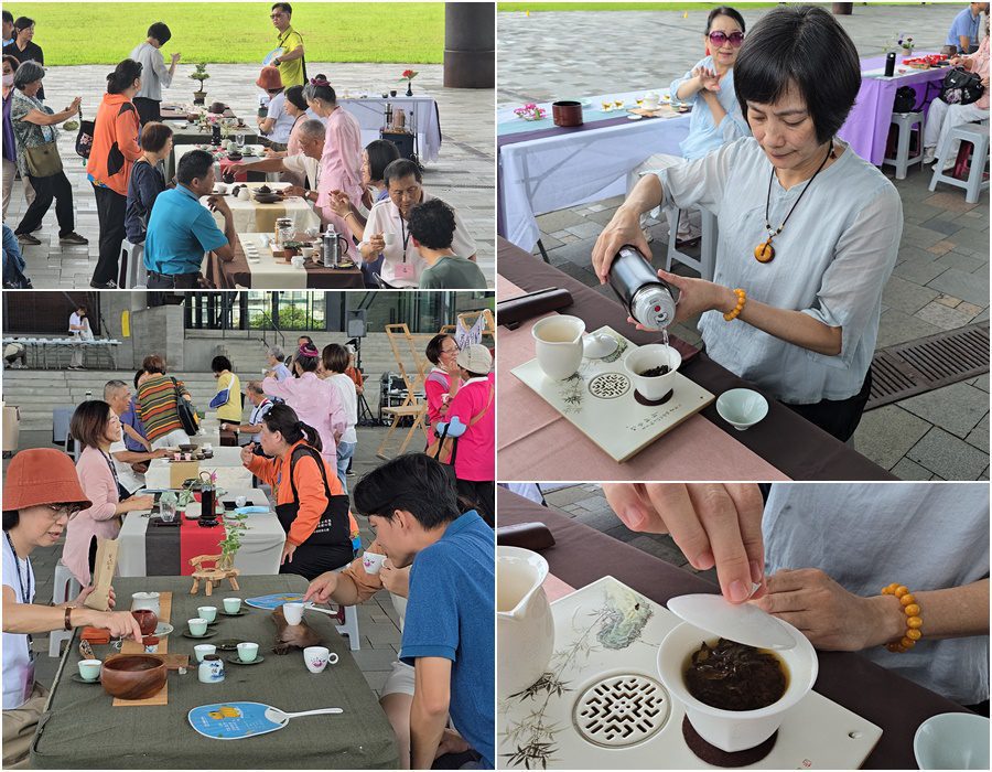 影音∕冬山老紅茶回娘家 民眾化身評茶王 現泡現喝還能帶回家