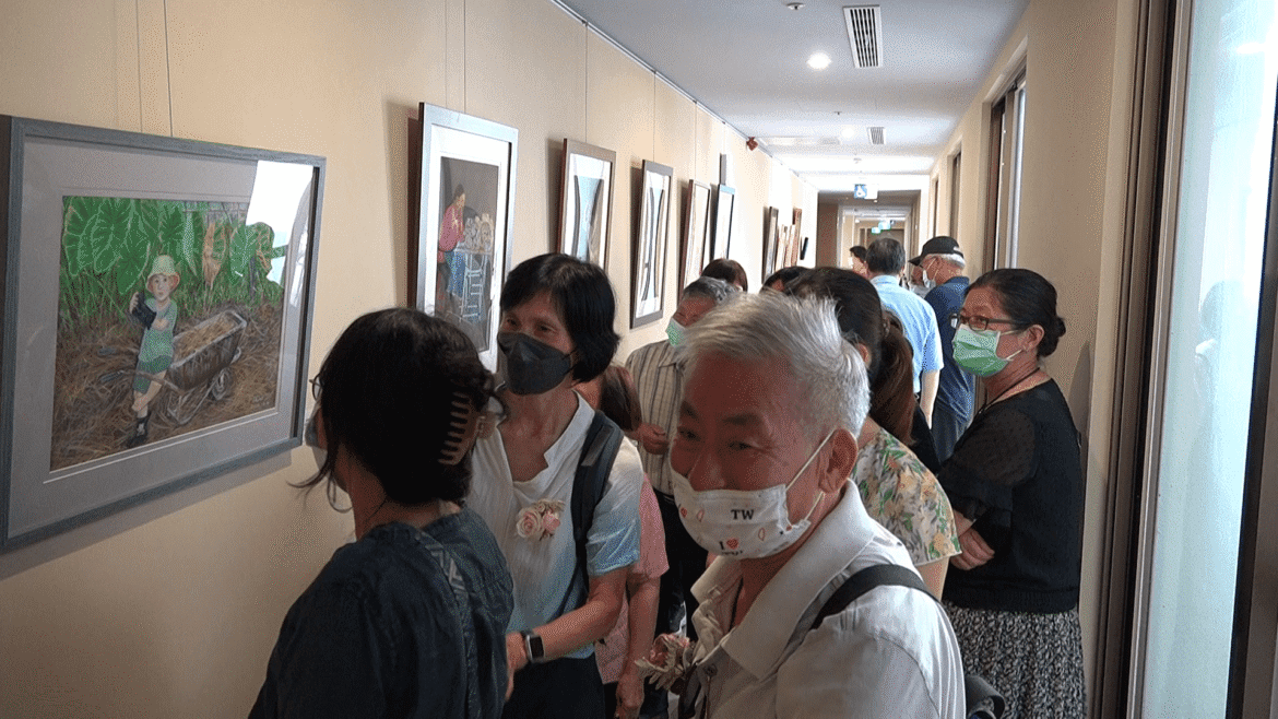 影音/「粉」有意思  黎明粉彩班聯展