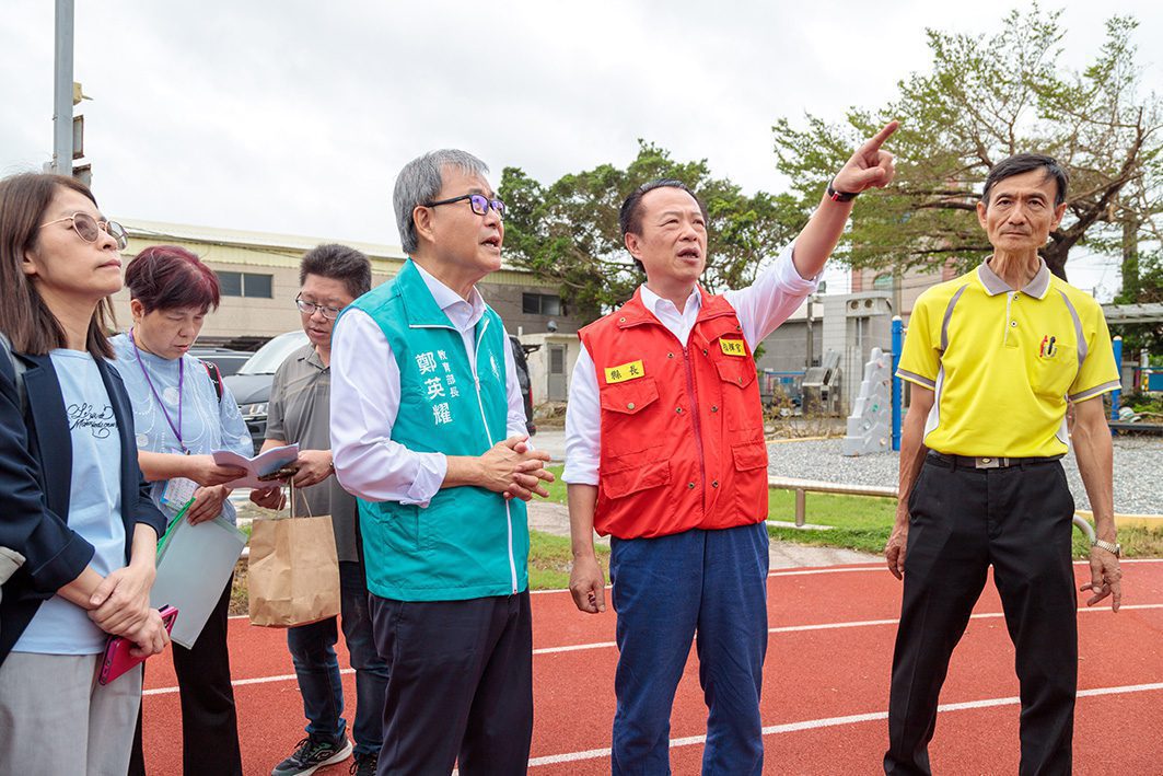 嘉義縣校園災損初估將近1億　教育部長勘災允全力協助