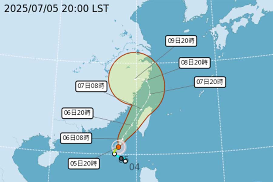 影音/發布海陸警，高屏、台南、嘉義縣市7/6停班停課;澎湖縣明天下午達停止上班及上課標準