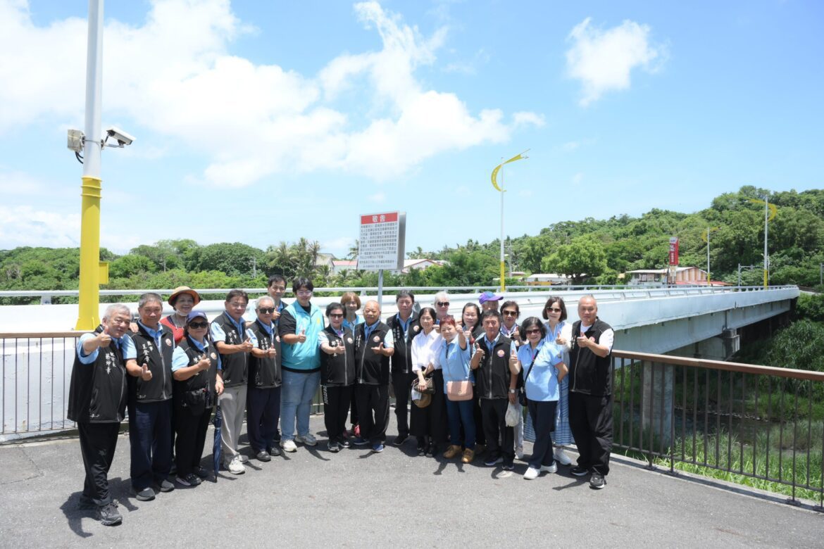 嘉邑行善團捐建新農兵橋  花蓮市公所立紀念牌感恩
