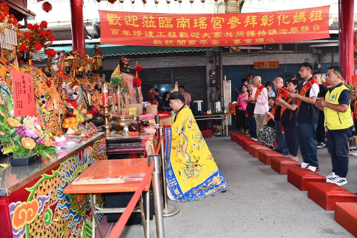 南瑤宮祈安遶境巡角起駕前夕謝天台  預計行經九個鄉鎮市、遶行近百個角頭