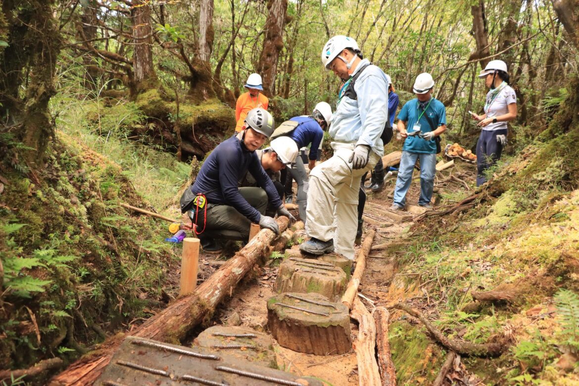 「寂靜山徑」手作步道假期  60位志工協助維護步道