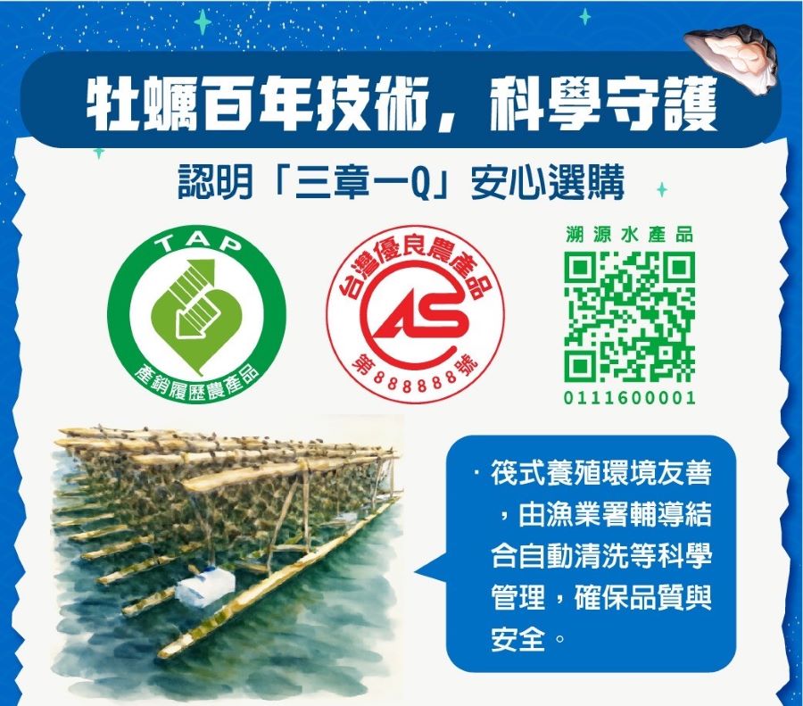 臺灣牡蠣產地西海岸孕育在地鮮味　養殖技術百年傳承科學升級創造永續價值