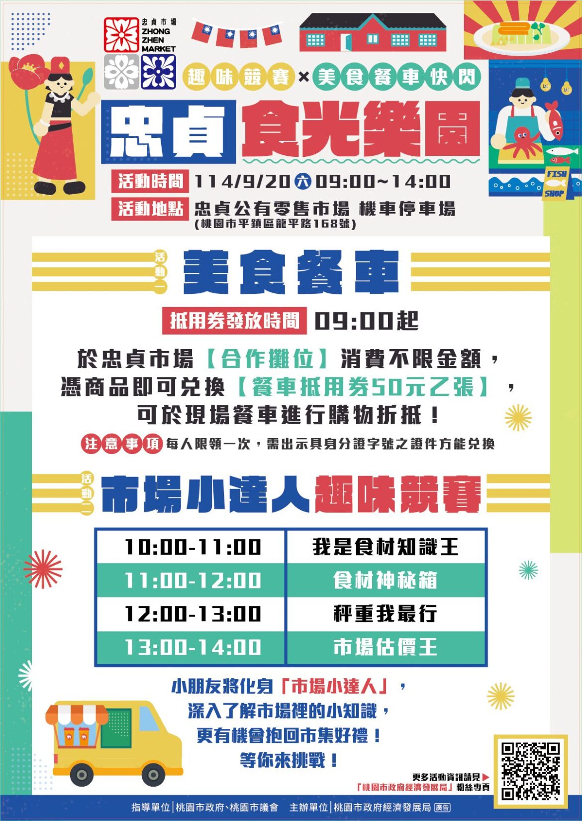 忠貞市場變新樣  食光樂園9/20 吃喝玩樂一次滿足