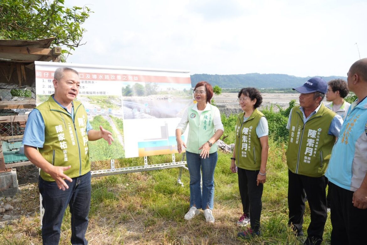 影音/確保農水路穩定供水   立委陳素月爭取莿仔埤圳導水路改為新工法