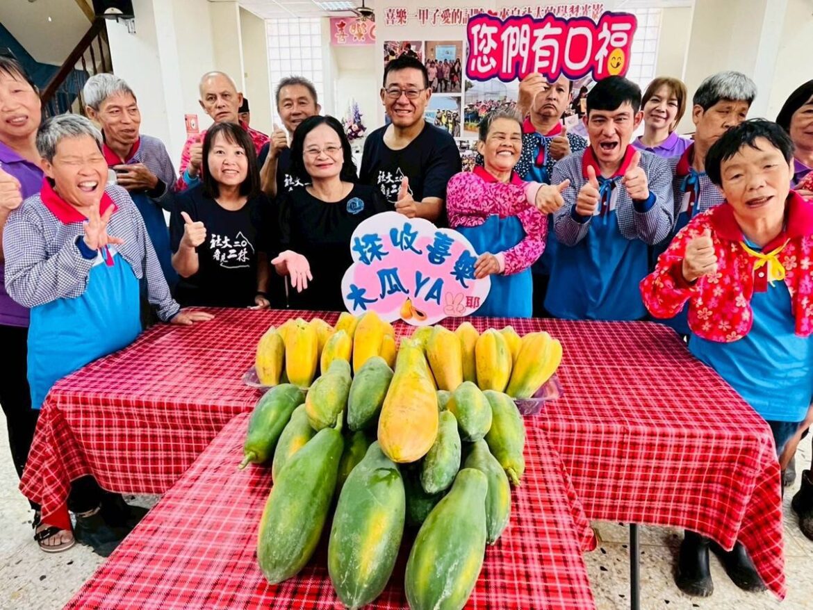 從產地到餐桌  喜樂推動食農教育 青年採收木瓜樂開懷