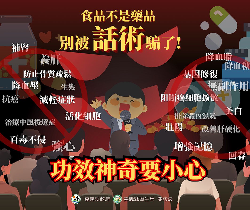 嘉義縣衛生局今年開罰近1400萬　杜絕誇大療效廣告