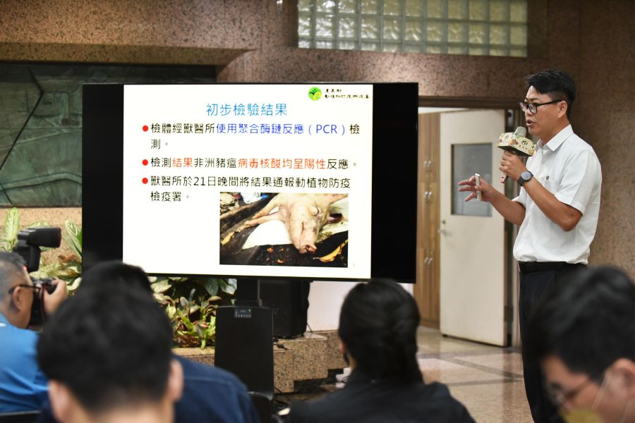 台中梧棲豬隻驗出「非洲豬瘟」陽性 全國豬隻禁運禁宰5天.禁廚餘養豬