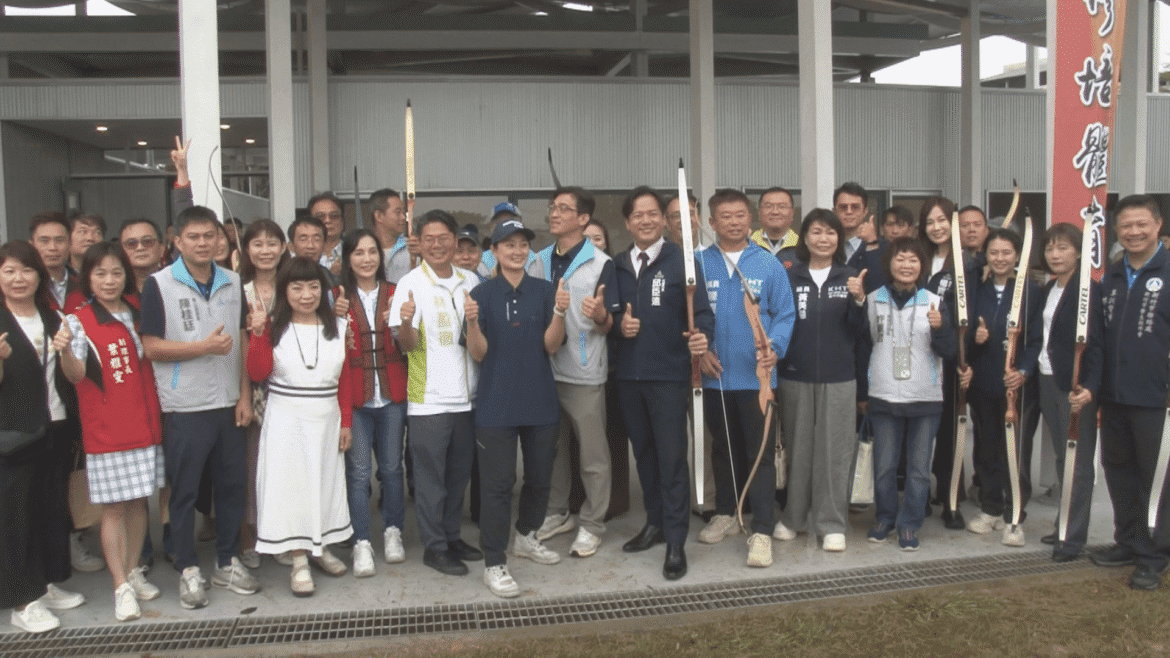 富禮國中射箭館、操場啟用  盼培育更多好手