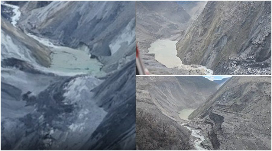 馬太鞍堰塞湖下方再添新湖體 緊急啟動防災應變機制