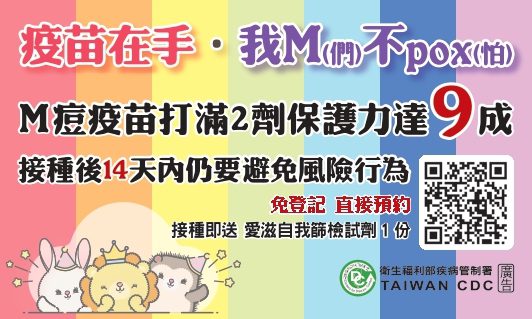 正視愛滋防治、消彌歧視　嘉市《Red Ribbon Pop-up》宣導接種M痘疫苗
