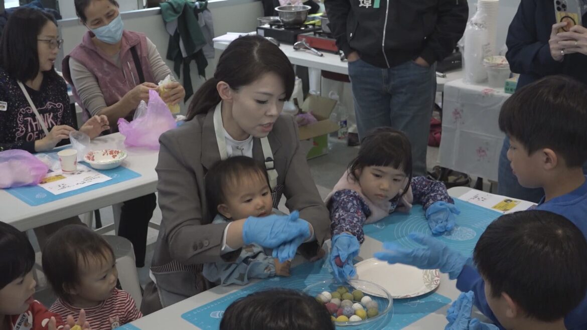 冬至傳愛暖人心  高虹安與孩子同樂做湯圓