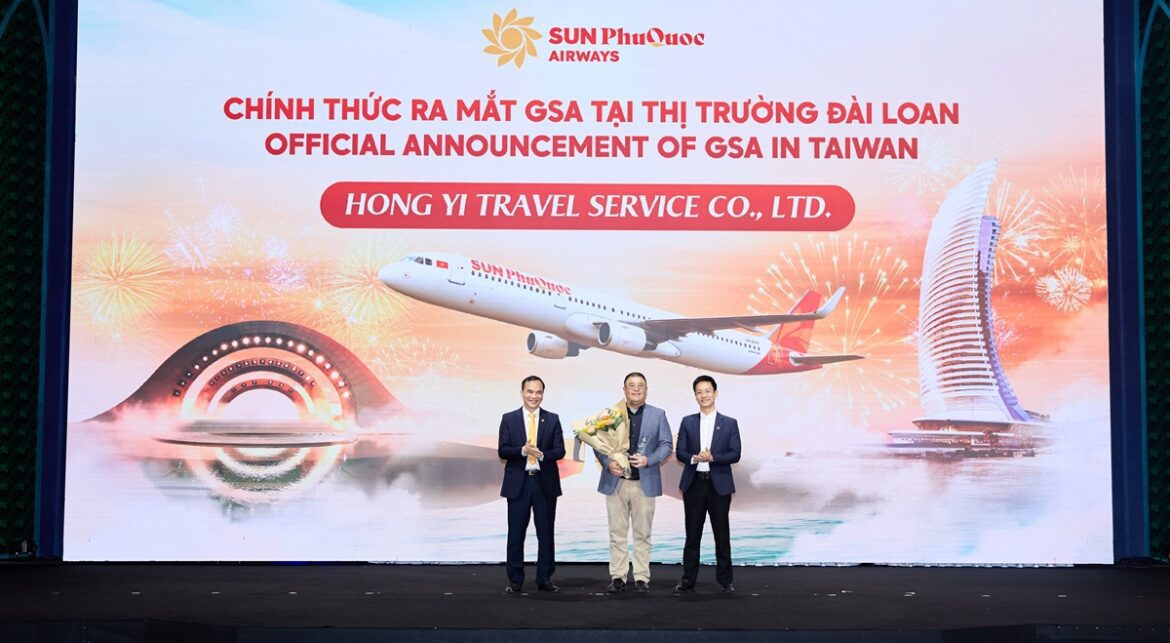 越南太陽富國航空正式宣佈 鴻毅旅行社為台灣總代理