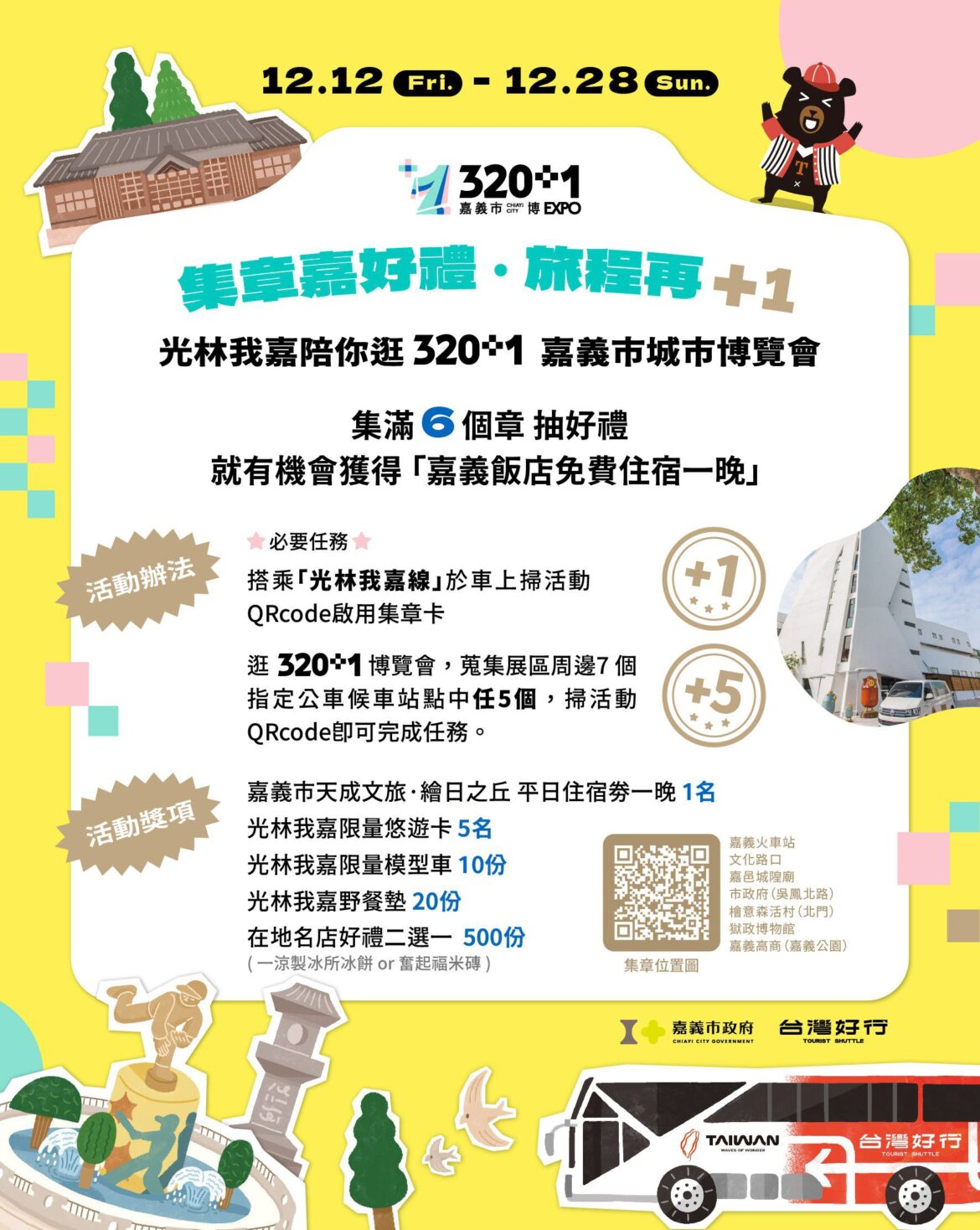 低碳城市旅行正是時候　《集章嘉好禮.旅程再+1》邀您掃碼集章抽好禮