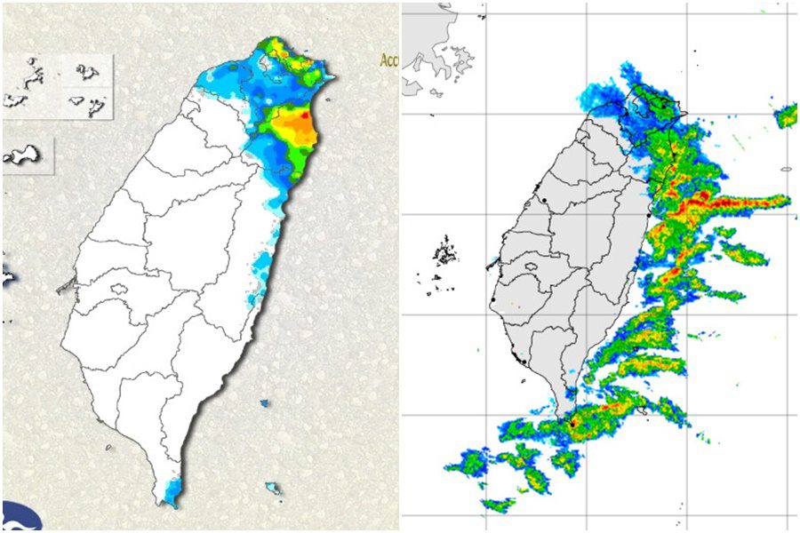 影音/1209大雨特報！ 宜蘭、基隆北海岸及臺北山區有局部大雨